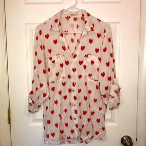 NWT Heart Blouse